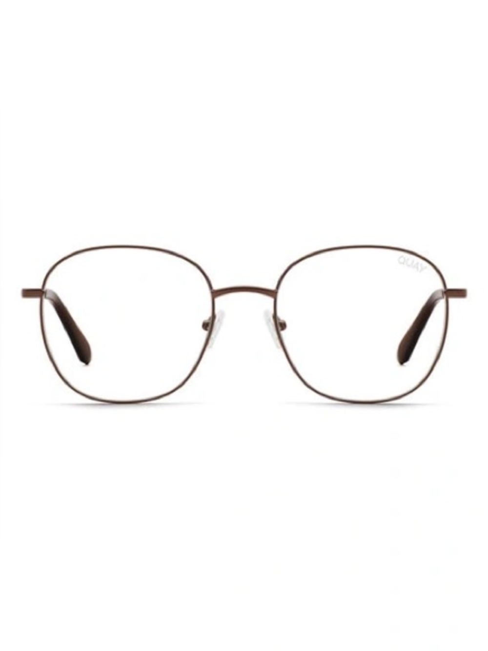 QUAY JEZABELL bluelight glasses- bronze metal frame/Bluelight lens - NWT! Unisex